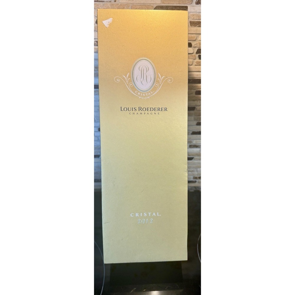 Louis Roederer Cristal 2012 Vintage Champagne box empty gift display box